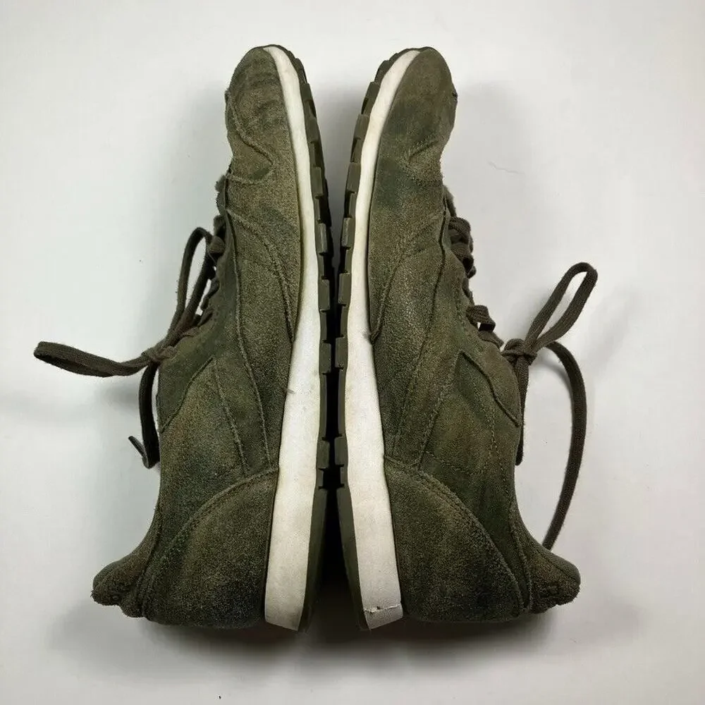 Reebok Classic Suede Leather Sneakers Men 12 Olive Green Althletic BS5258